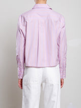 Enzo Shirt in Japanese Stripe - Lilac