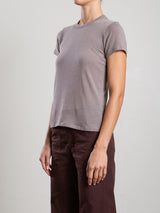 Hazel Tee in Cashmere Jersey - Mink