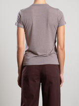 Hazel Tee in Cashmere Jersey - Mink