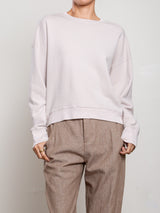 Irene Crewneck in French Terry - Fog
