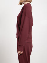 Irene Crewneck in French Terry - Marsala