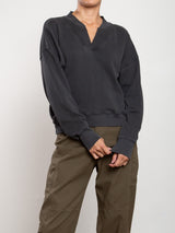 Roman Sweatshirt in French Terry - Vintage Black
