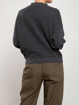 Roman Sweatshirt in French Terry - Vintage Black