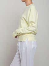 Irene Crewneck in French Terry - Zest