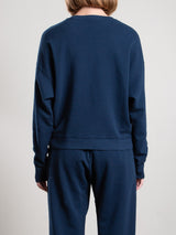 Irene Crewneck in French Terry - Admiral