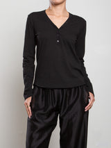 Ari Tee in Supima Slub - Black