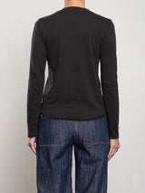 Ari Tee in Supima Slub - Vintage Black