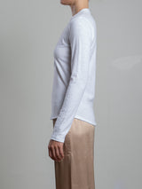 Ari Tee in Supima Slub - White