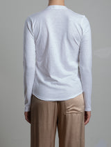 Ari Tee in Supima Slub - White