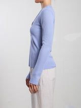 Ari Tee in Thermal - Cornflower