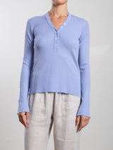 Ari Tee in Thermal - Cornflower
