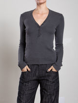 Ari Tee in Thermal - Vintage Black