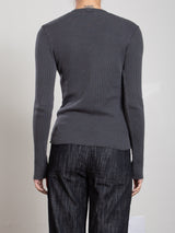 Ari Tee in Thermal - Vintage Black