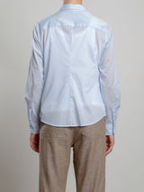 Layla Shirt in Spanish Voile - Pale Sky