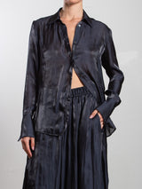 Vera Shirt in Lustre - Graphite