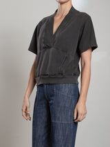 Hayes Sweatshirt in French Terry - Vintage Black