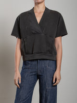 Hayes Sweatshirt in French Terry - Vintage Black