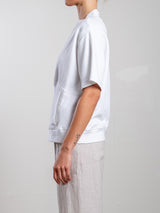 Hayes Sweatshirt in French Terry - White