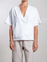 Hayes Sweatshirt in French Terry - White