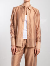 Clara Shirt in Gossamer - Brulee
