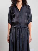 Chloe Shirt in Lustre - Graphite