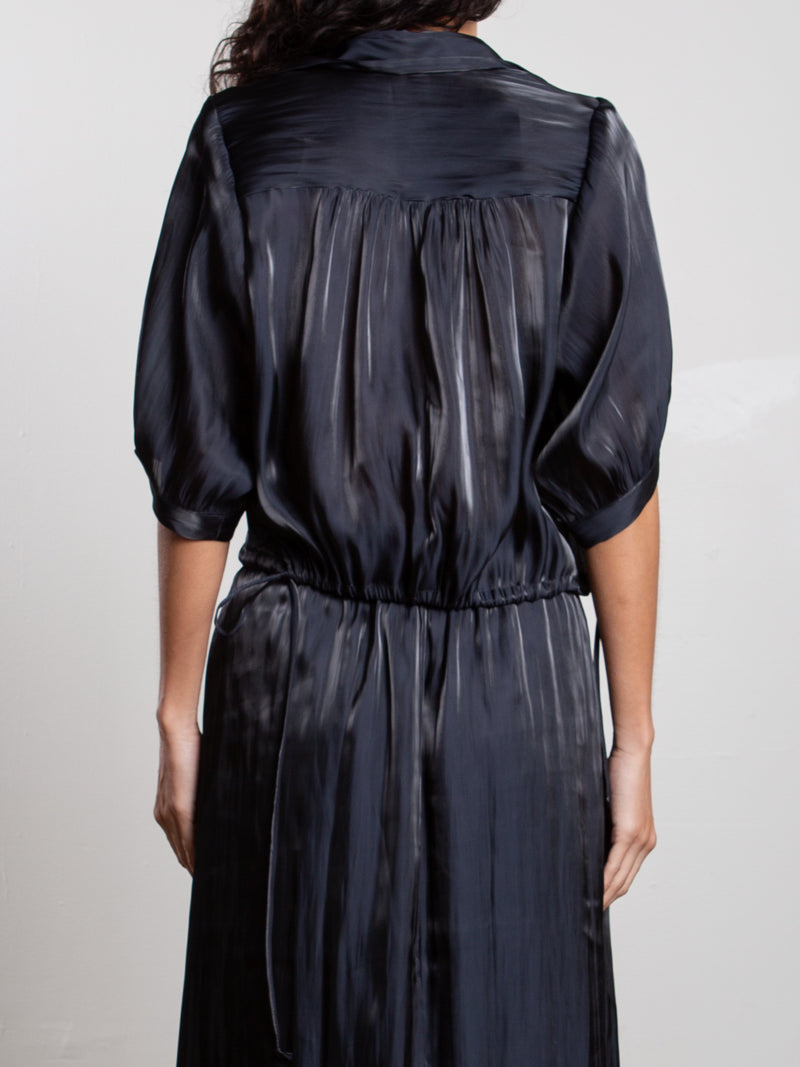 Chloe Shirt in Lustre - Graphite