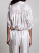 Chloe Shirt in Lustre - Pearl