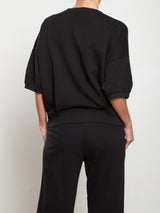 Josie Sweatshirt in French Terry - Black