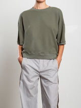 Josie Sweatshirt in French Terry - Artichoke
