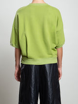 Josie Sweatshirt in French Terry - Lime