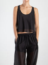 Maggie Tank in Gossamer - Black