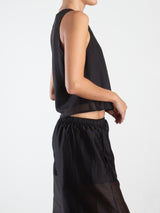Maggie Tank in Gossamer - Black