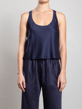Maggie Tank in Gossamer - Navy