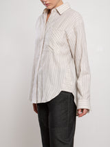 Marvin Shirt in Vienna Stripe - Natural
