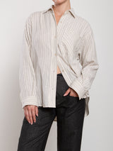 Marvin Shirt in Vienna Stripe - Natural
