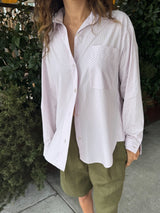 Marvin Shirt in Hudson Stripe - Light Pink
