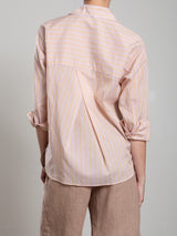 Marvin Shirt in Riviera Stripe - Light Pink