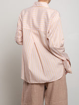 Marvin Shirt in Riviera Stripe - Light Pink