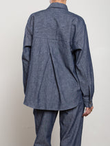 Marvin Shirt in Linen Twill - Night