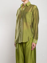 Marvin Shirt in Gossamer - Lime