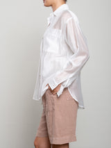 Marvin Shirt in Gossamer - White