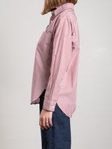 Marvin Shirt in Candy Stripe - Red/White