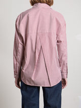 Marvin Shirt in Candy Stripe - Red/White