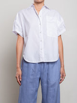 Rowe Shirt in Paperweight Cotton - White