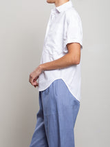 Rowe Shirt in Paperweight Cotton - White