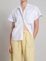 Rowe Shirt in Paperweight Cotton - White
