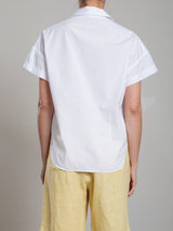 Rowe Shirt in Paperweight Cotton - White