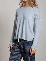 Cruz Tee in Tissue Jersey - Mist