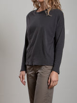 Cruz Tee in Tissue Jersey - Vintage Black