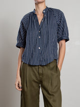Connie Shirt in Heritage Dobby - Ink